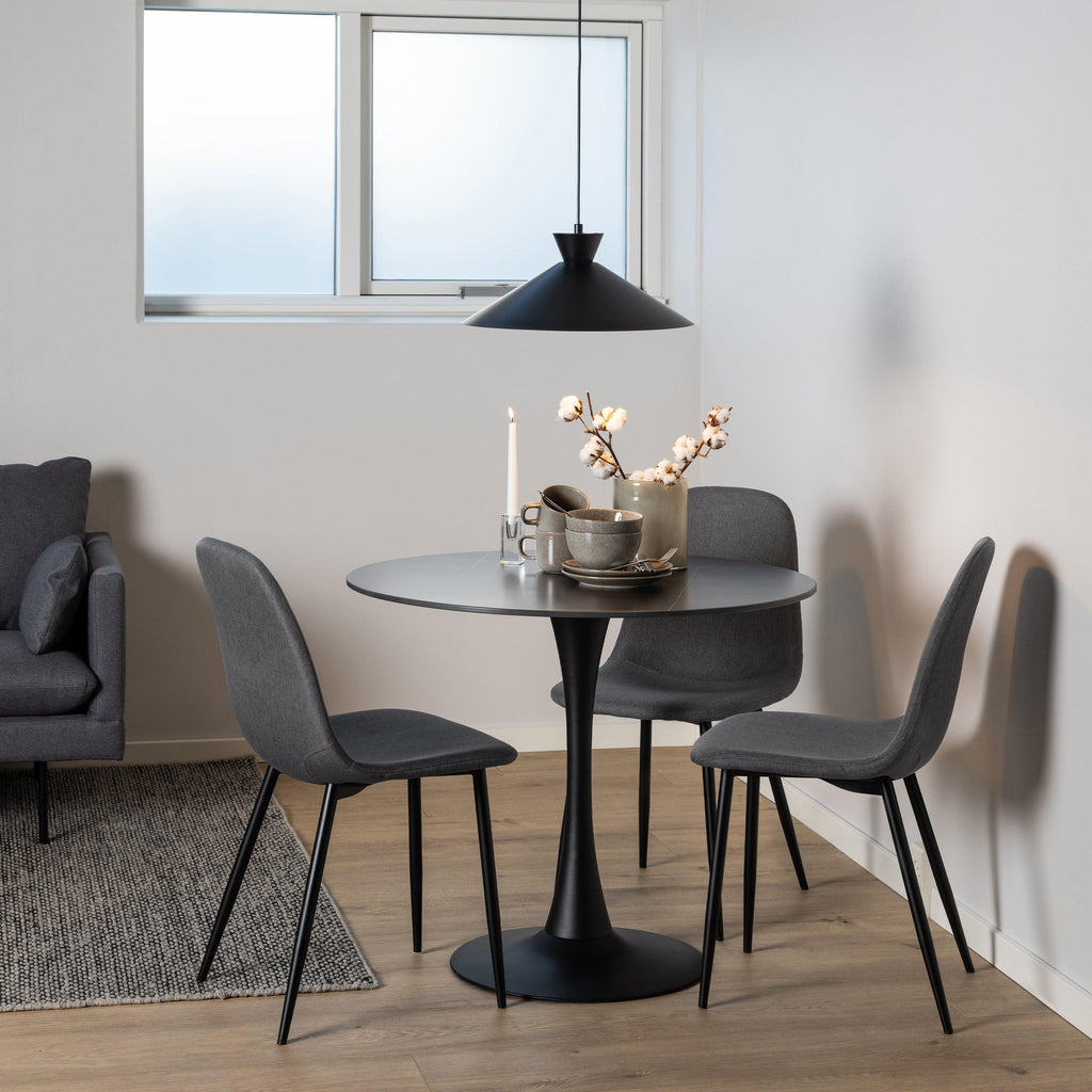 Celia Dining Chair in Light Grey Set of 4 - image 5
