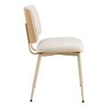 Owen Dining Chair in Apia Fabric Beige Set of 2 - image 3