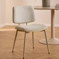 Owen Dining Chair in Apia Fabric Beige Set of 2 - image 5