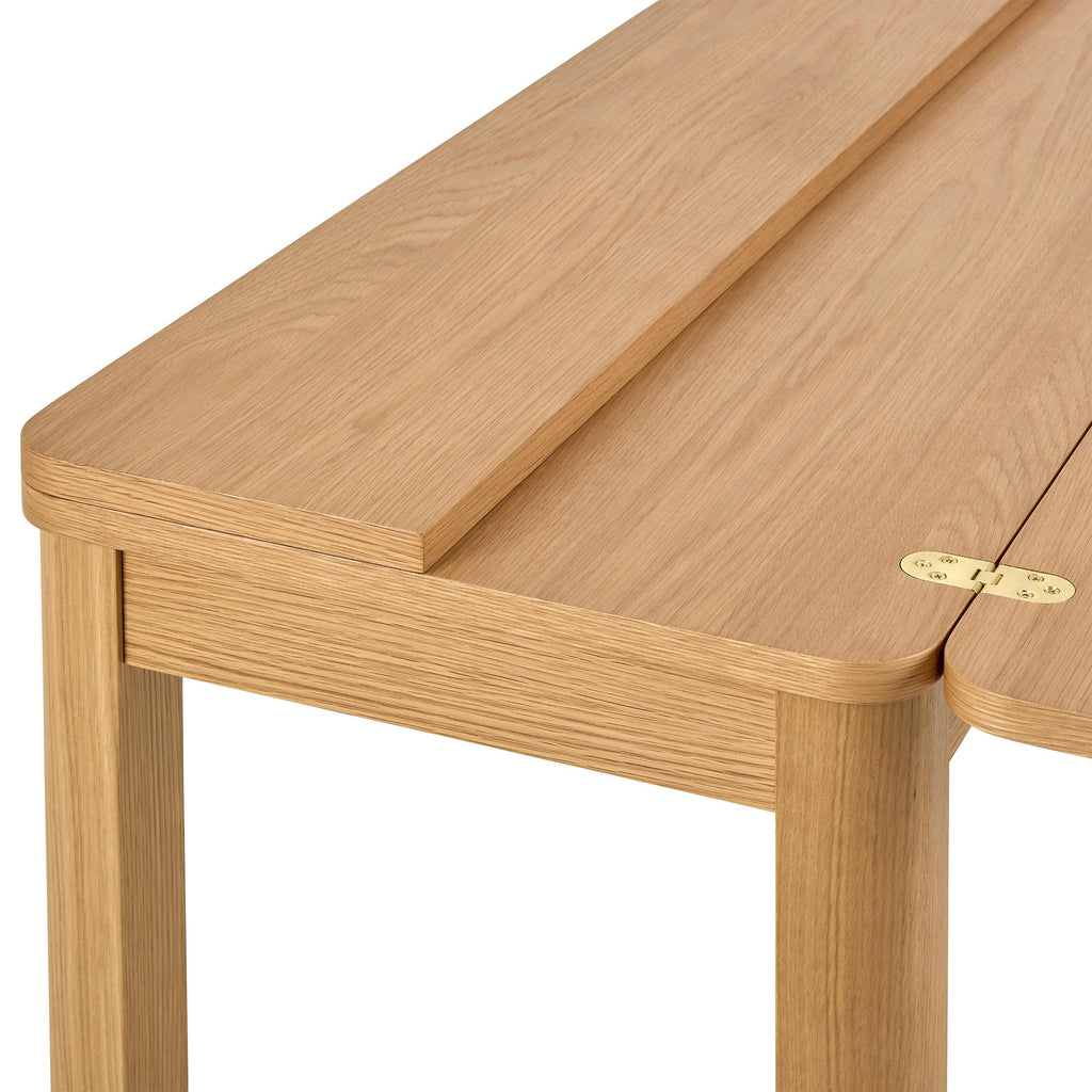 Southampton Extendable Rectangular Dining Table in Matt Oak 90x120cm - image 10