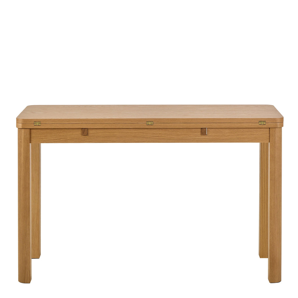 Southampton Extendable Rectangular Dining Table in Matt Oak 90x120cm - image 2