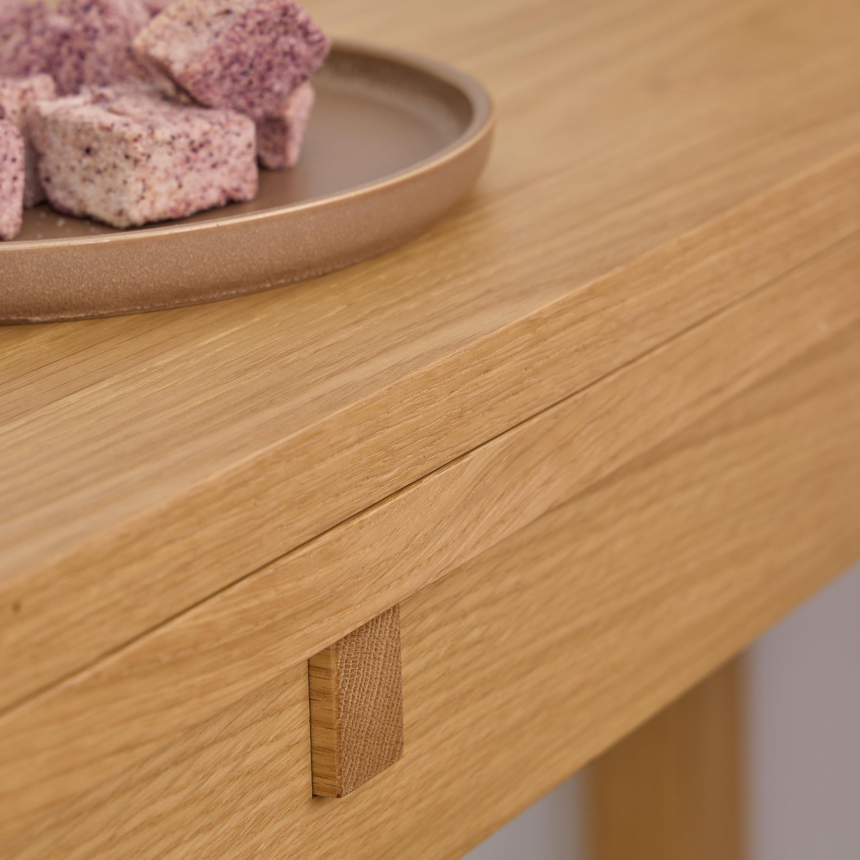 Southampton Extendable Rectangular Dining Table in Matt Oak 90x120cm - image 8