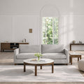 Southampton Round Coffee Table in Cream Ceramic 90x45cm - image 3