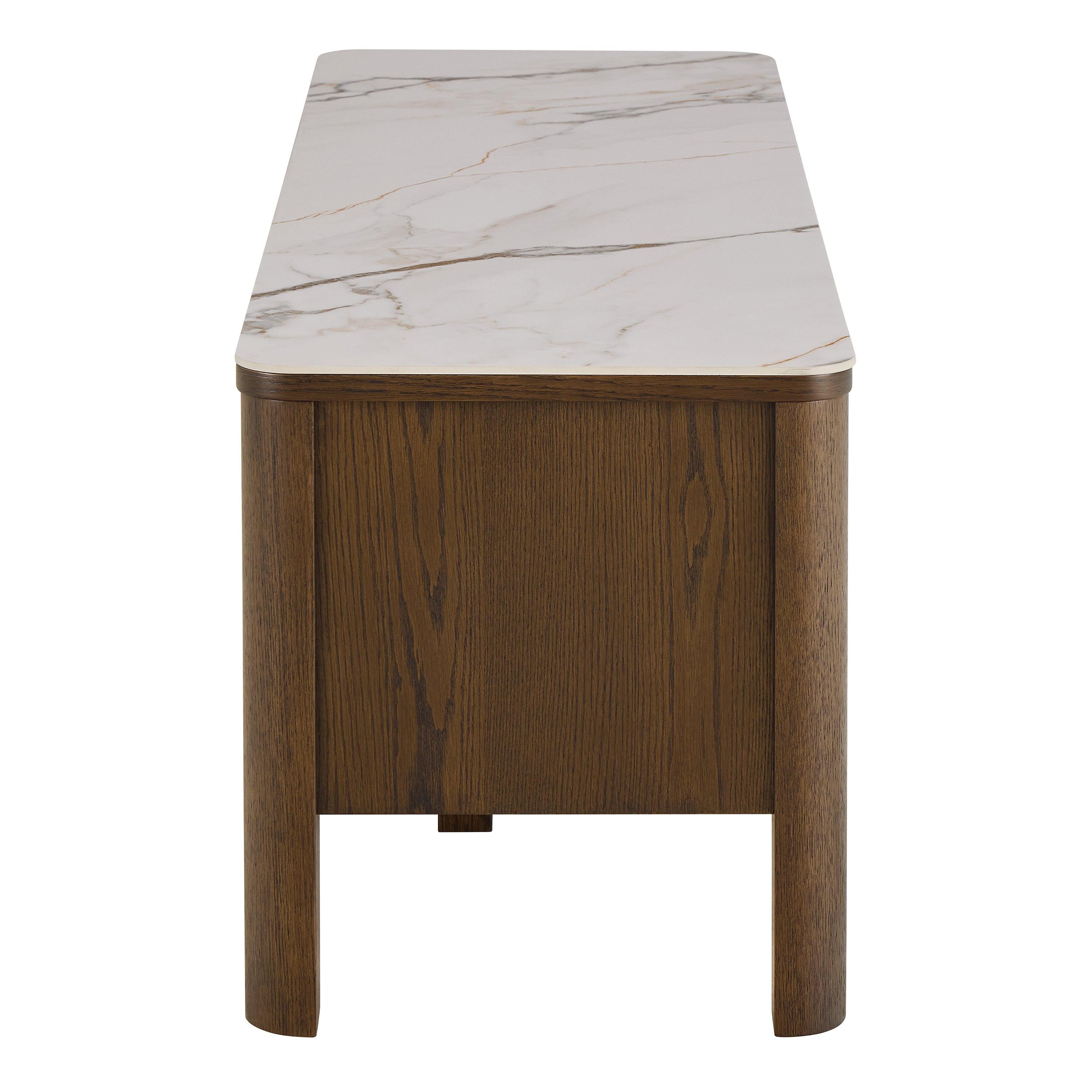 Southampton TV Unit 2 Doors 1 Shelf in Ceramic Cream - image 3