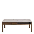 Southampton Rectangular Coffee Table 1 Drawer 1 Shelf in Cream Ceramic - image 2