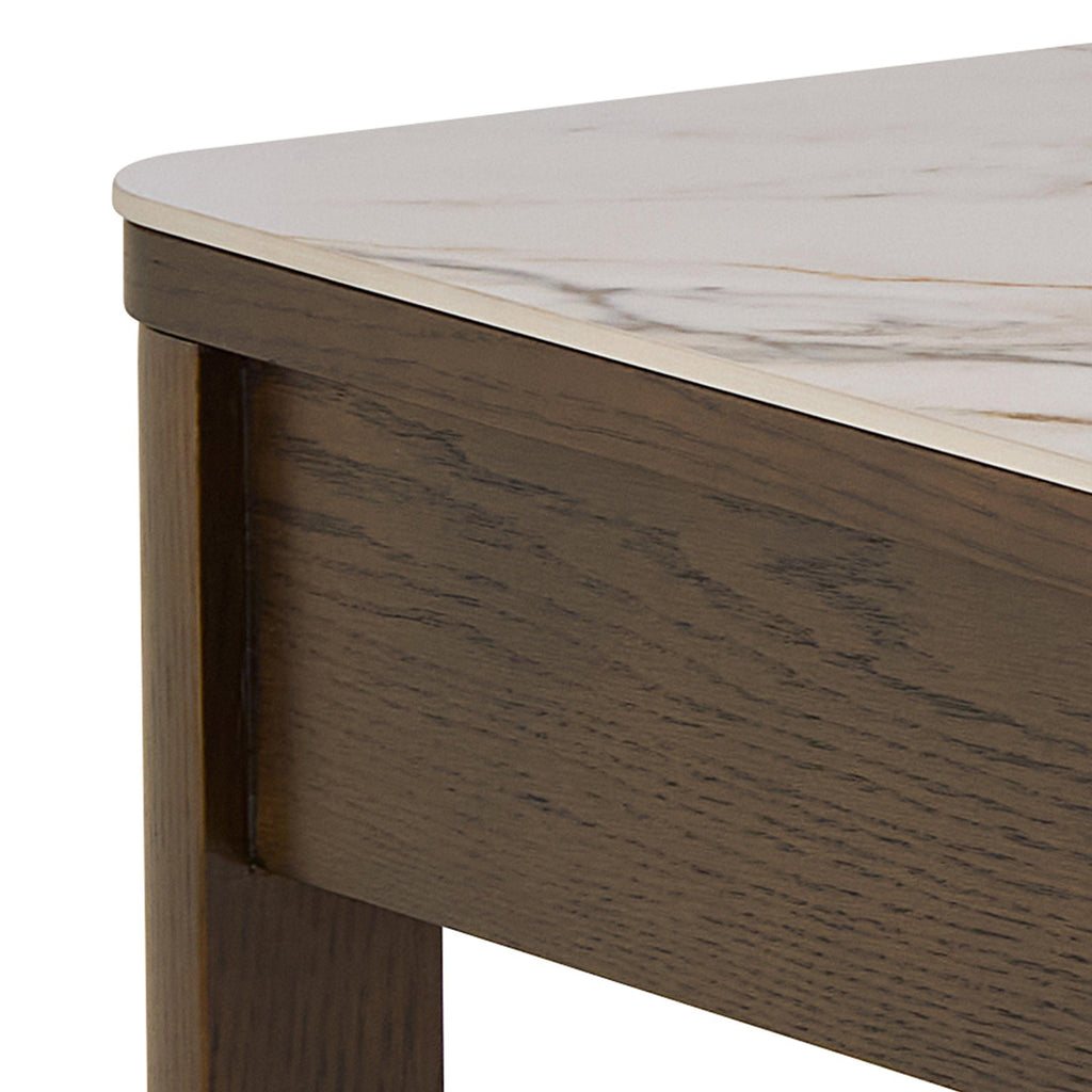Southampton Rectangular Coffee Table 1 Drawer 1 Shelf in Cream Ceramic - image 8