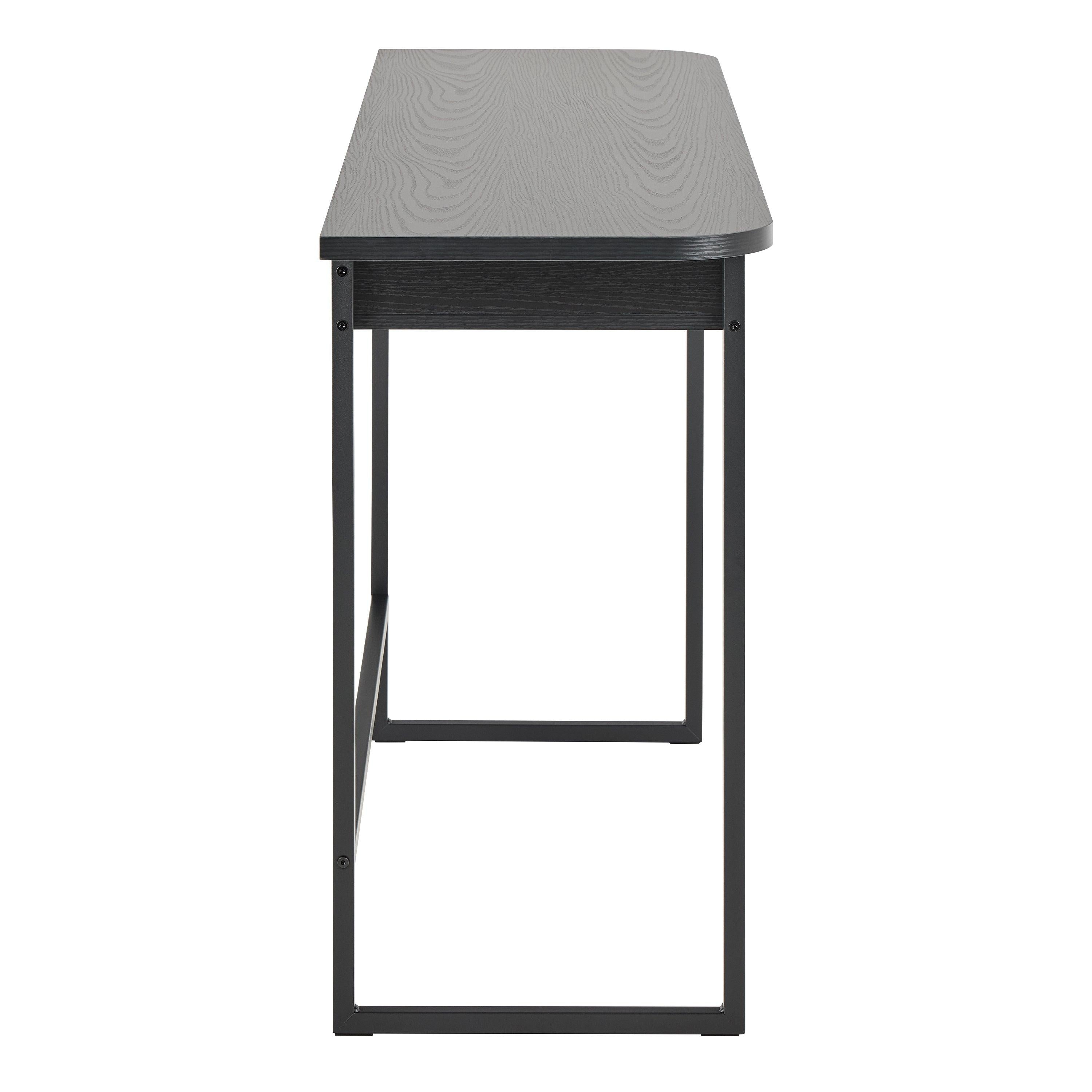 Darlington Console Table with Open Shelf and Oak Top in Black - image 3