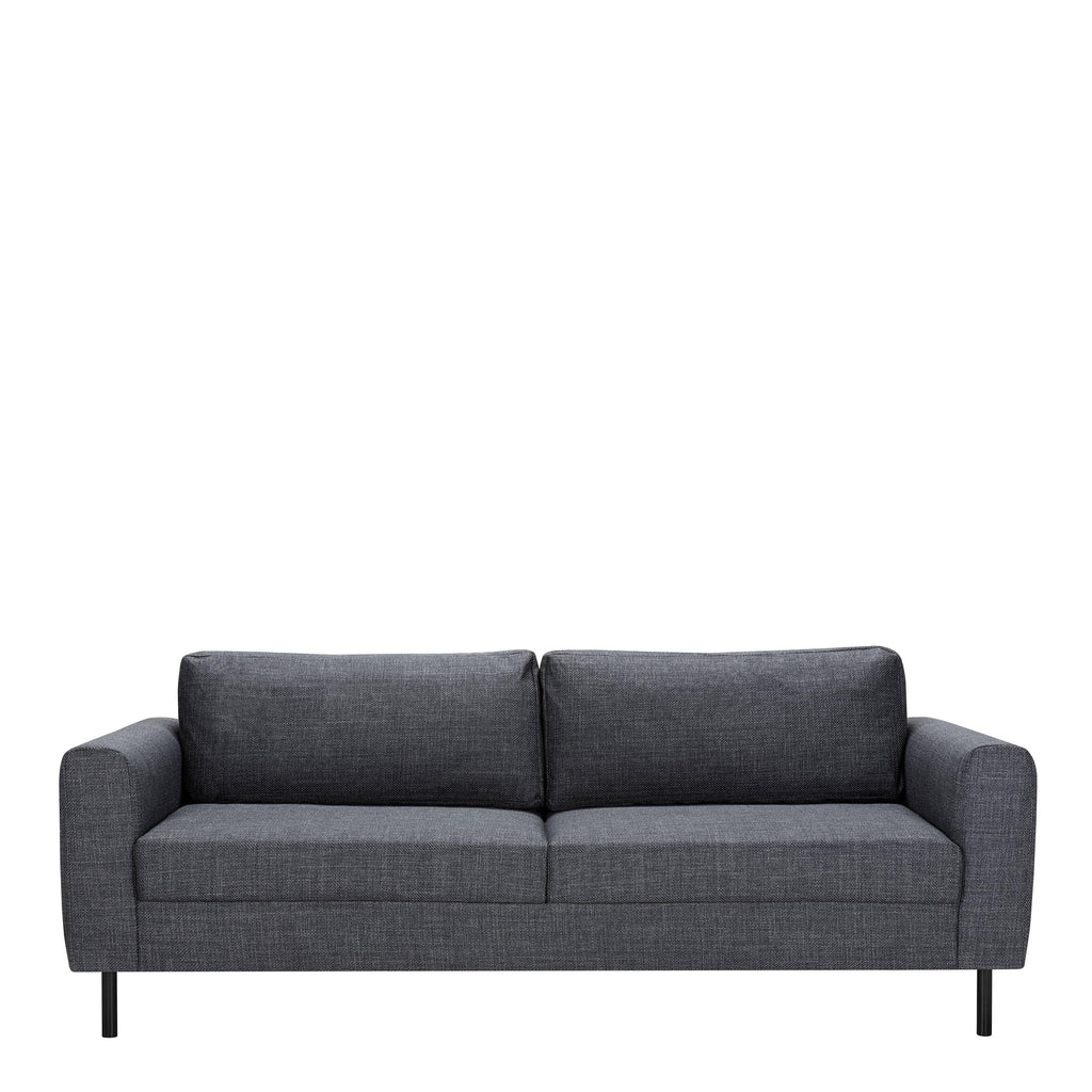 Omaha 3 Seater Sofa in Dark Grey Basel Fabric - image 2