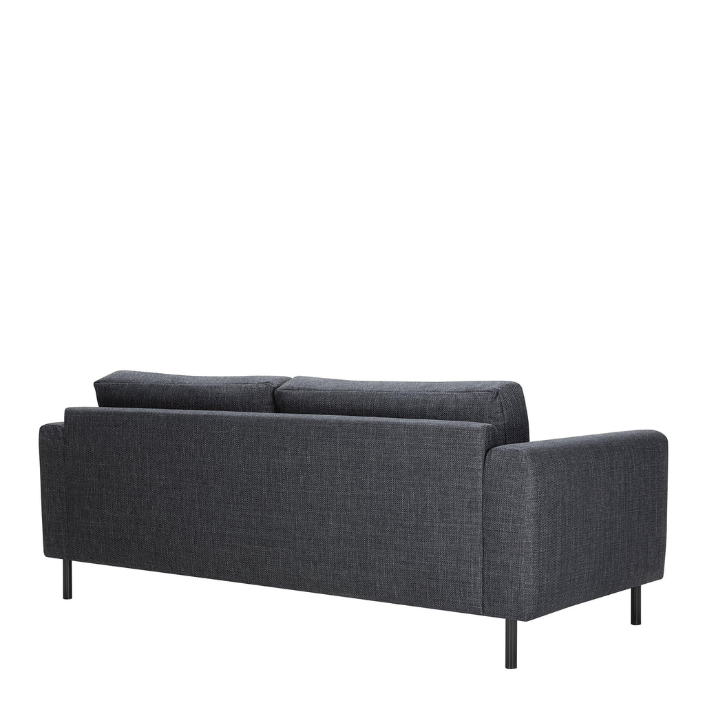 Omaha 3 Seater Sofa in Dark Grey Basel Fabric - image 3