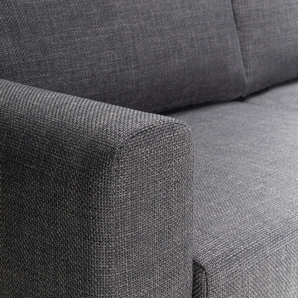 Omaha 2 Seater Sofa in Dark Grey and Basel Fabric - image 10