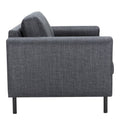 Omaha 2 Seater Sofa in Dark Grey and Basel Fabric - image 5