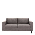 Omaha 2 Seater Sofa in Light Grey Brown Fabric - image 2