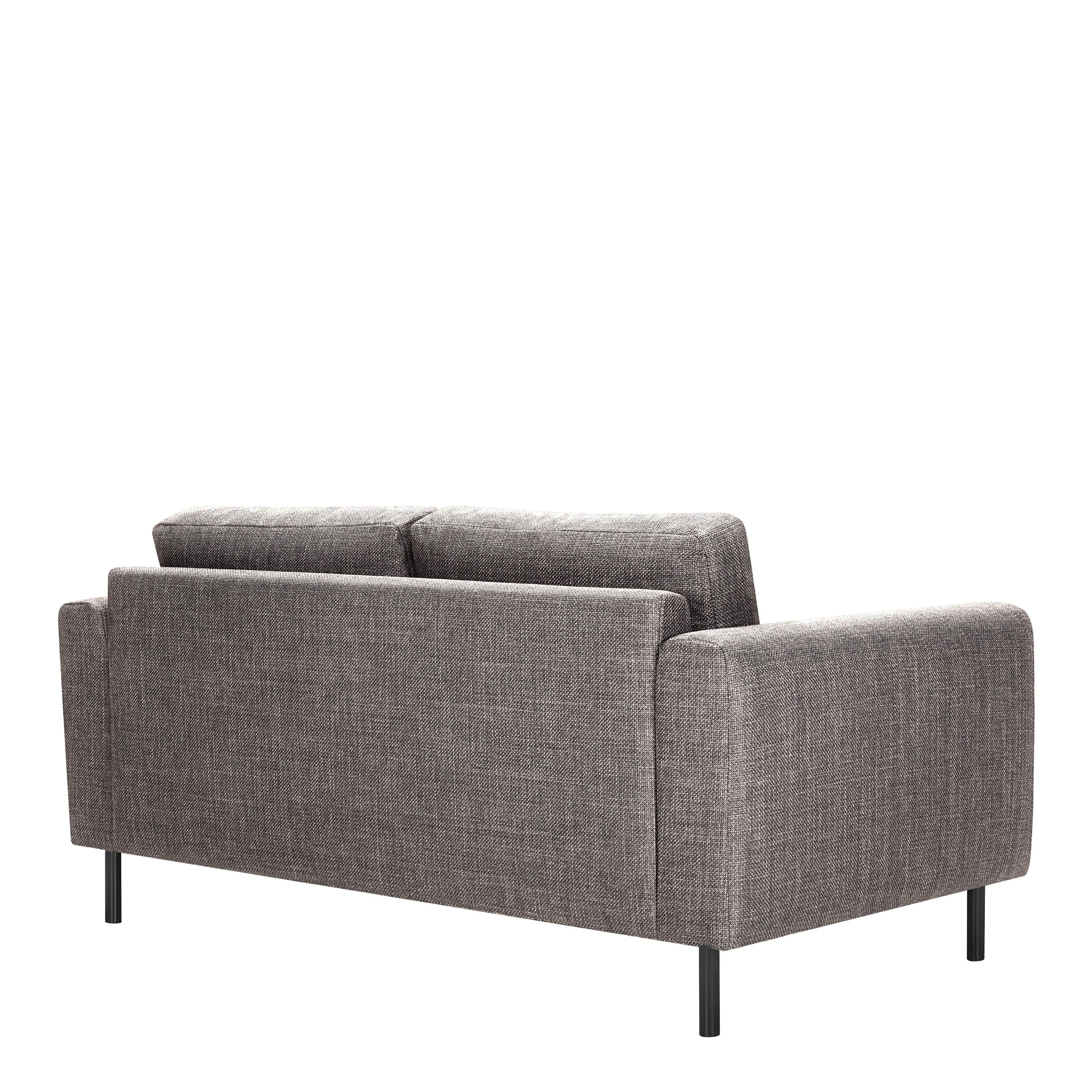 Omaha 2 Seater Sofa in Light Grey Brown Fabric - image 3