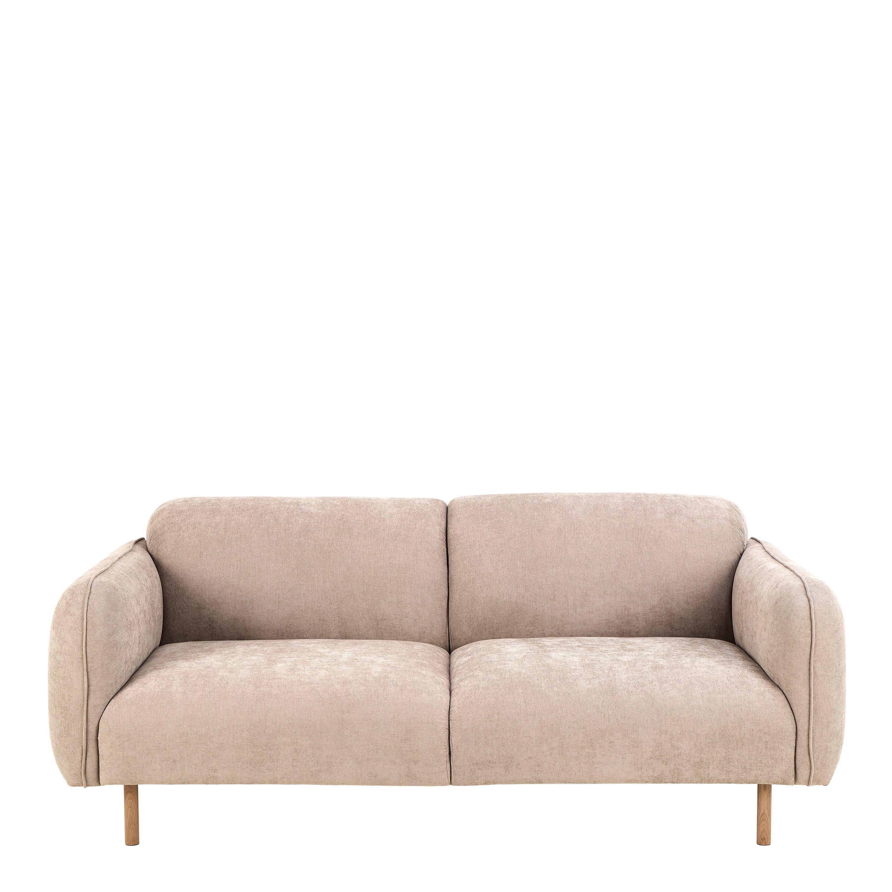 Westham Set of 2 x 2.5 Seater Sofas in Fay Beige Fabric - image 3