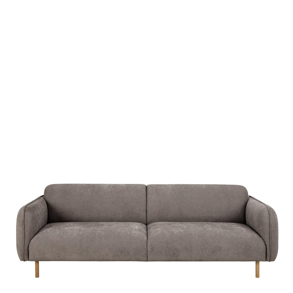 Westham Set of 2 x 3 Seater Sofas in Fay Dusty Brown Fabric - image 3