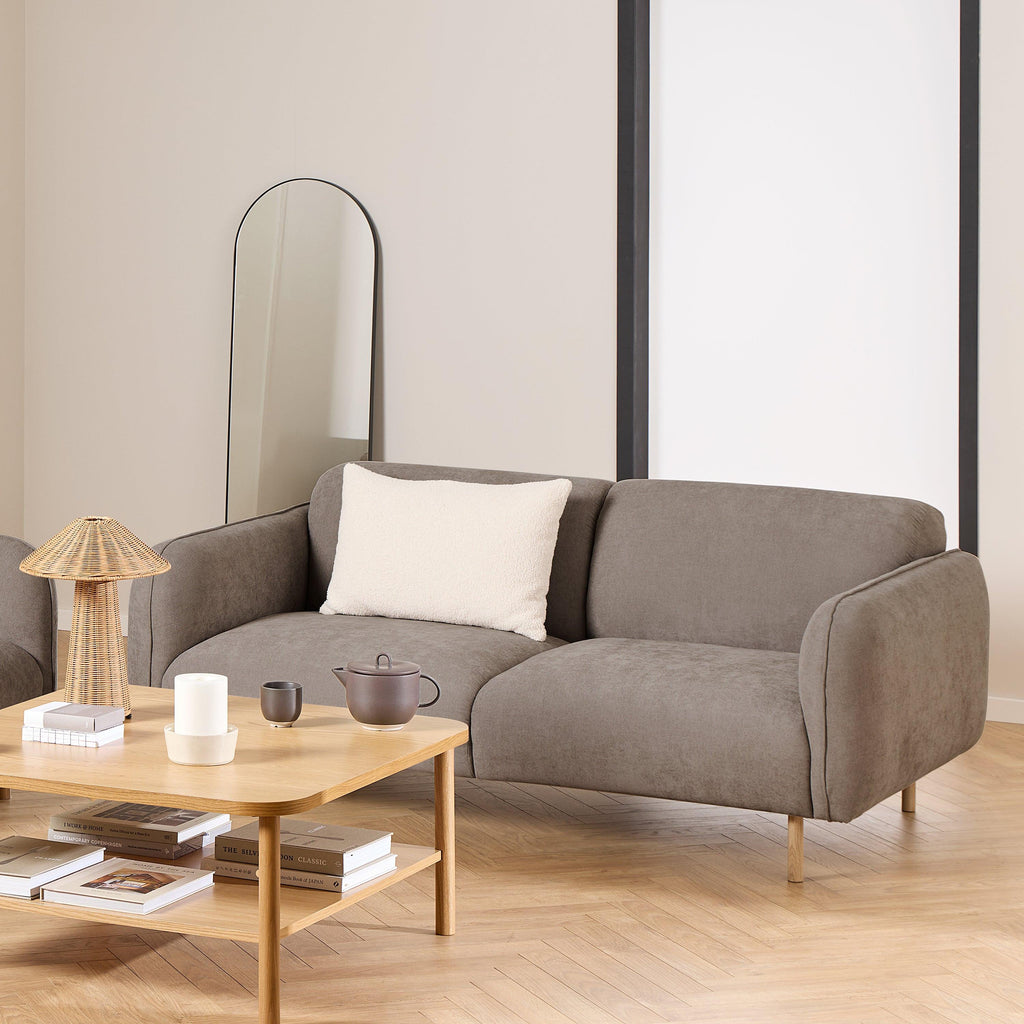 Westham Set of 2 x2.5 Seater Sofas in Fay Dusty Brown Fabric - image 5