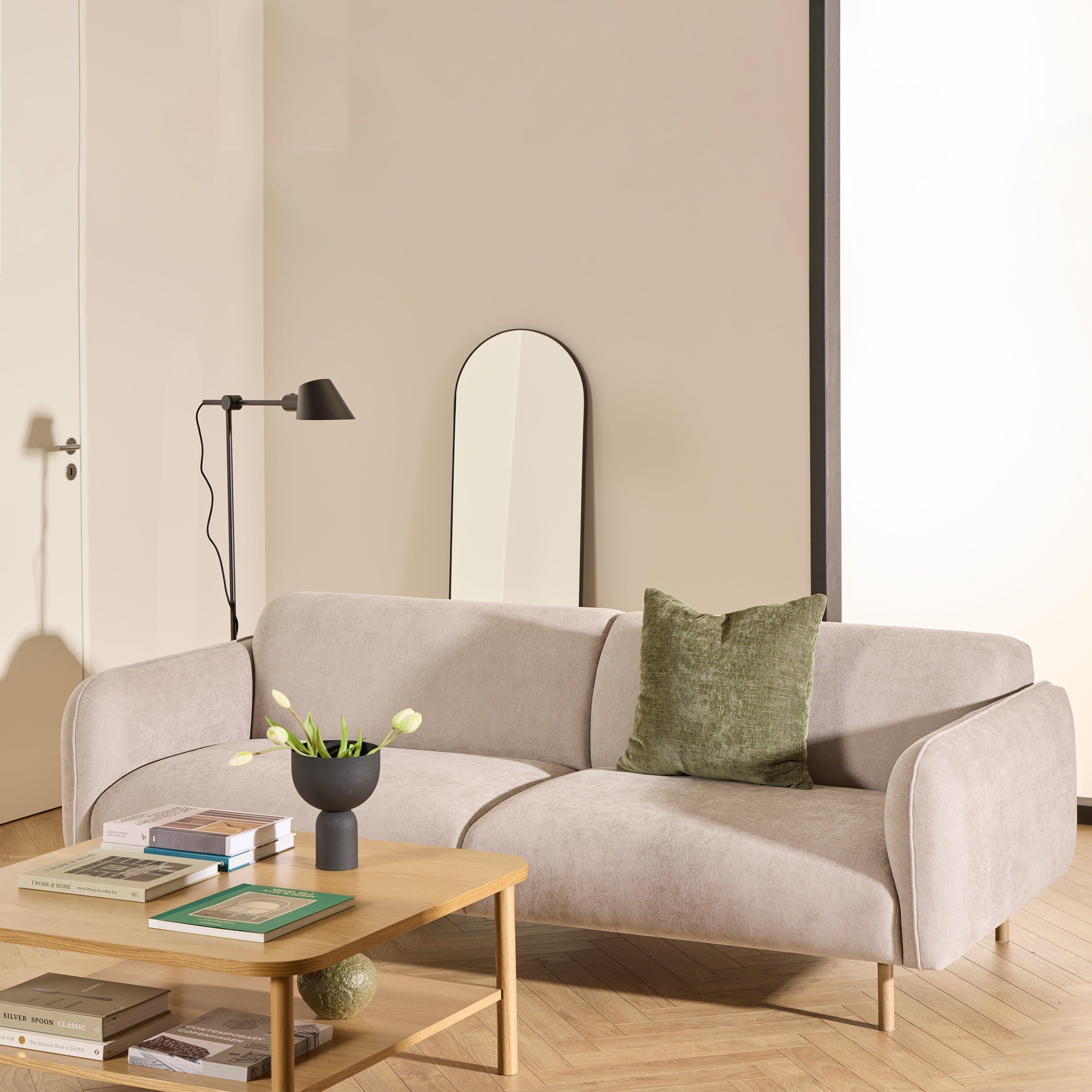 Westham Set of 2 x 3 Seater Sofas in Fay Beige Fabric - image 5