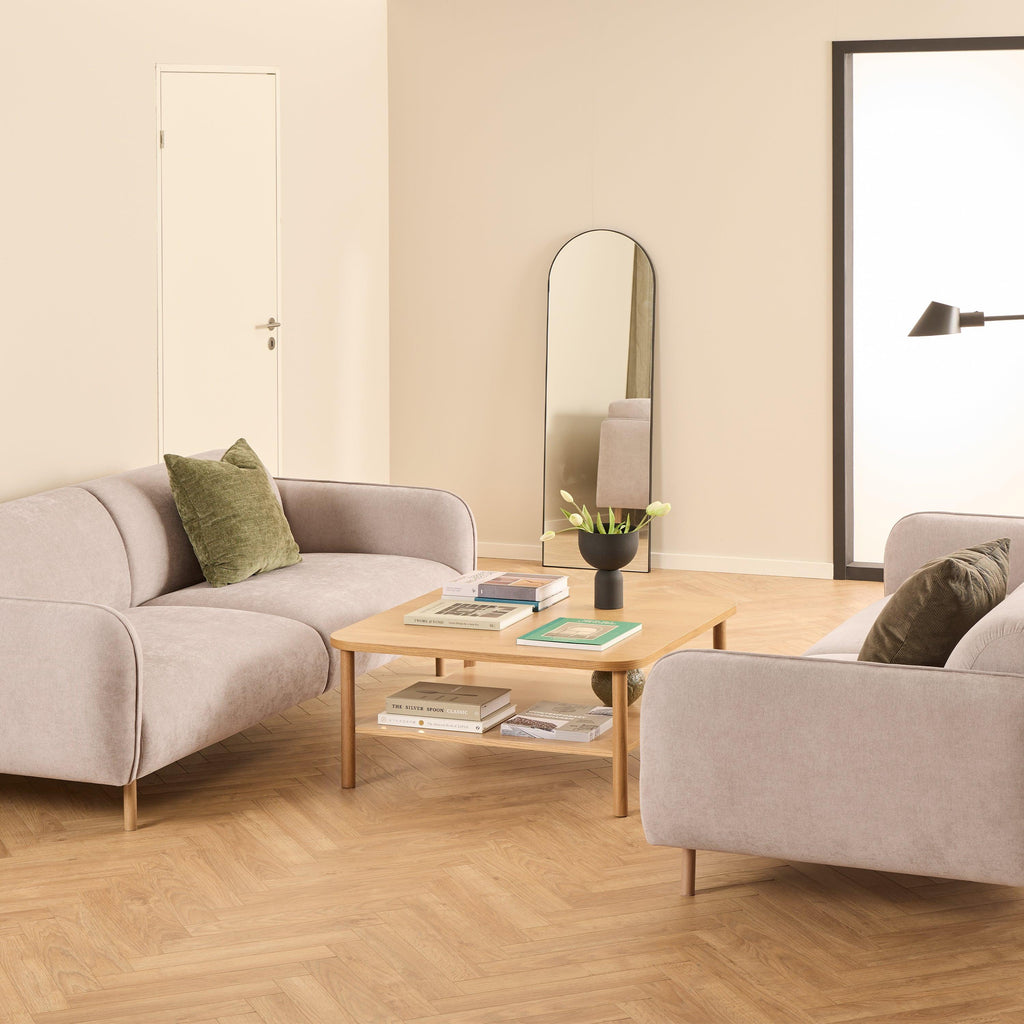 Westham 3 Seater Sofa in Fay Beige Fabric - image 5