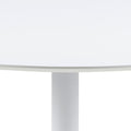 Ibiza Round Dining Table with White Top and White Base - image 5