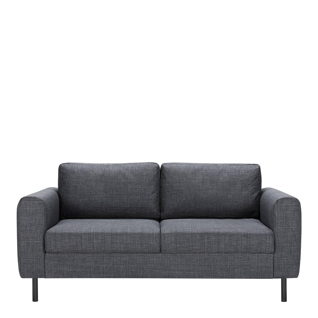 Omaha 2 + 3 Seater Sofa set in Basel Dark Grey Fabric - image 3