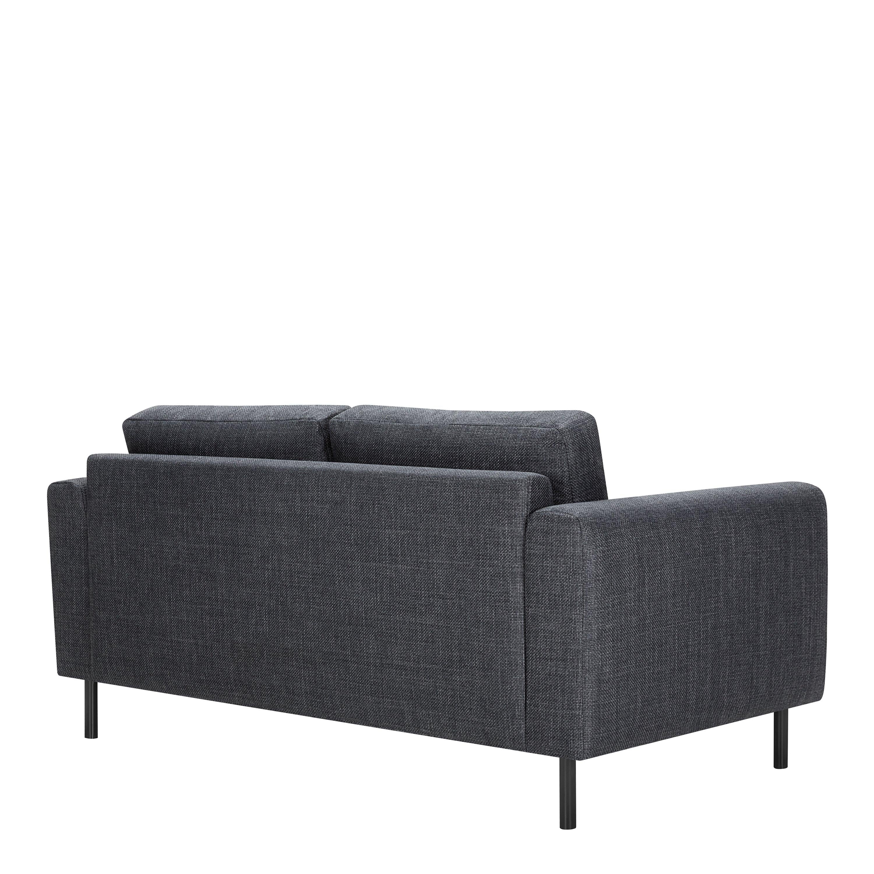 Omaha 2 + 3 Seater Sofa set in Basel Dark Grey Fabric - image 4
