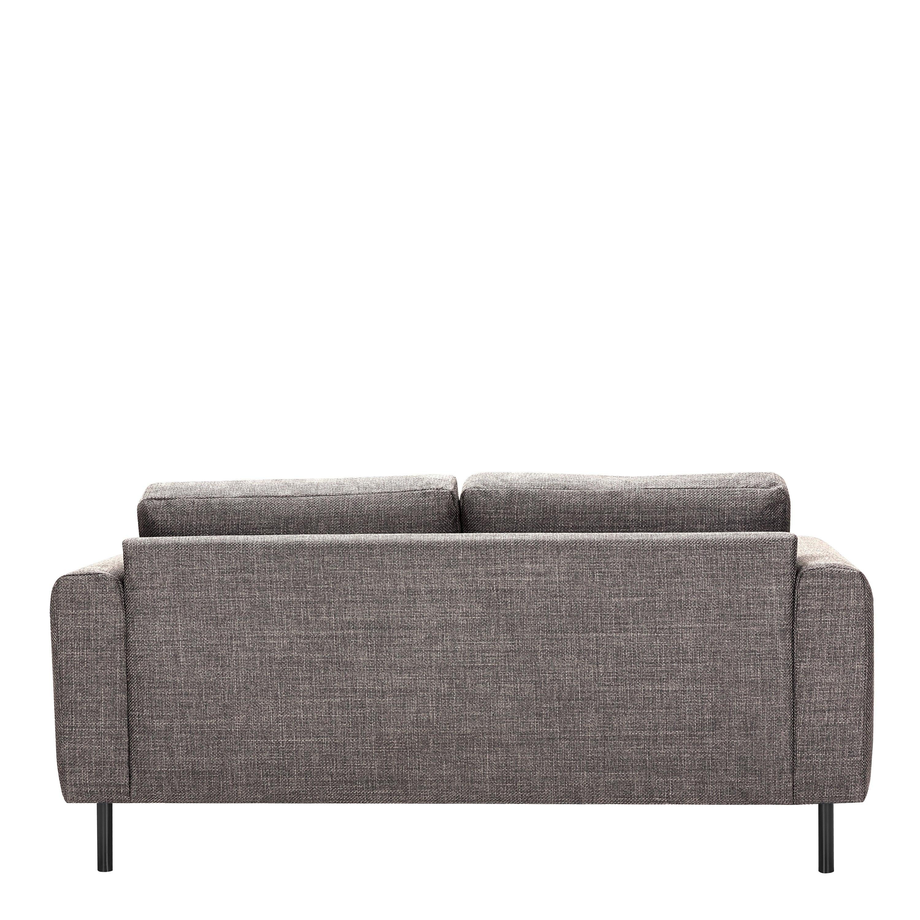 Omaha Set of 2 x 2 Seater Sofas in Basel Light Grey Brown Fabric - image 5