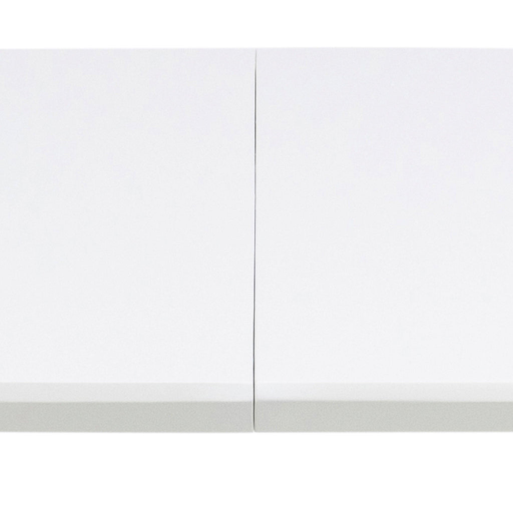 Belina Oval Dining Table in White & Oak - image 7