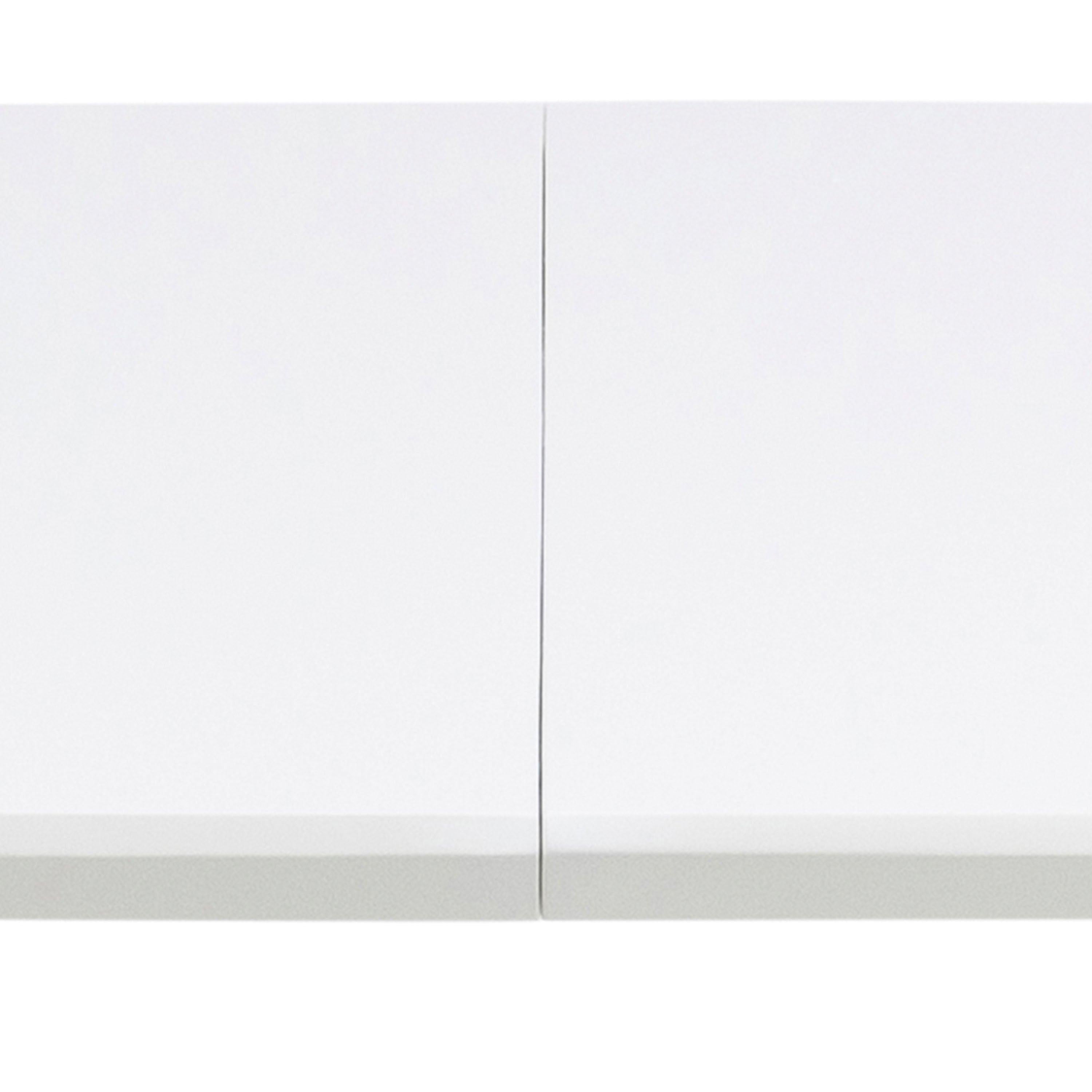 Belina Oval Dining Table in White & Oak - image 7