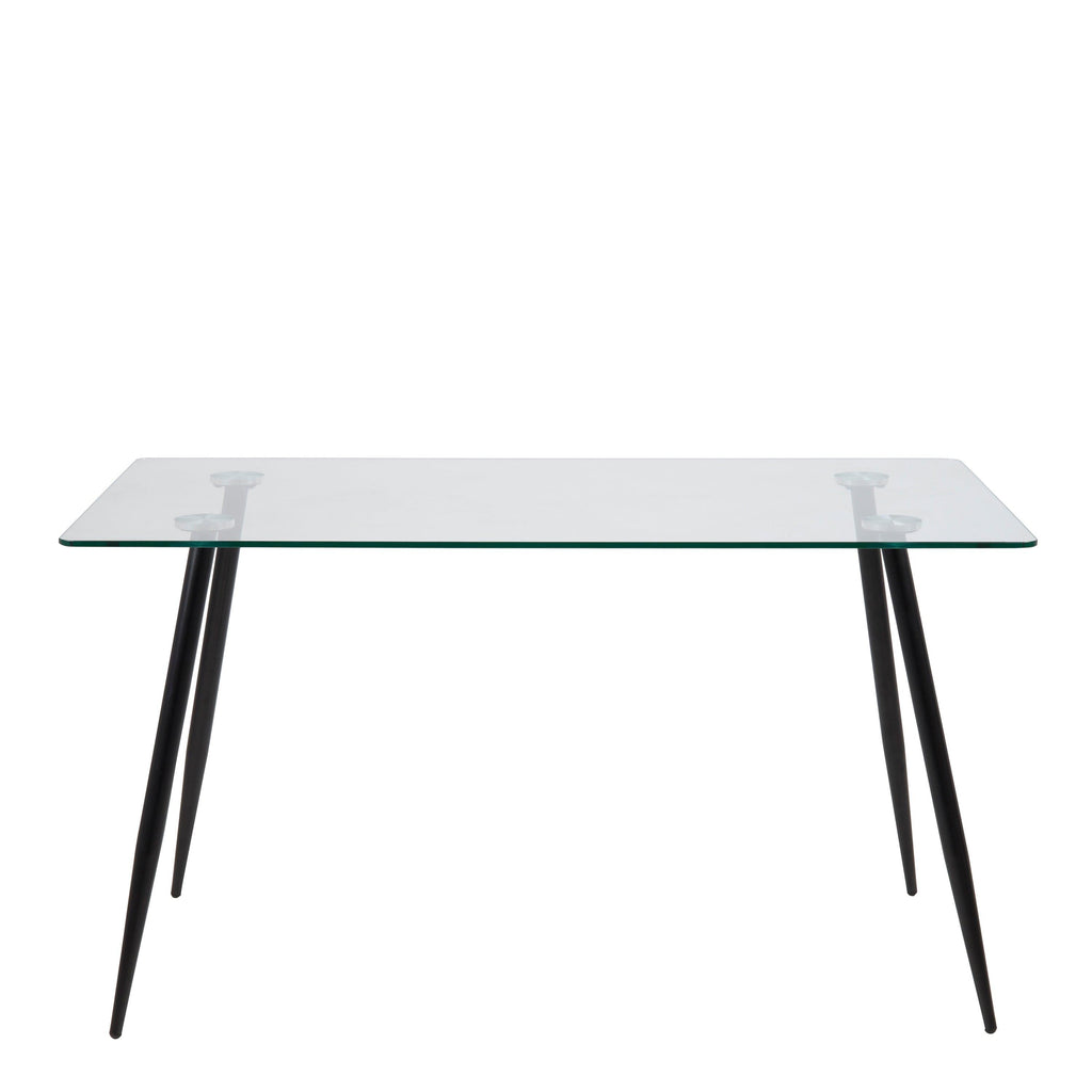 Wilma Dining Table with Glass Top 140x80cm - image 2