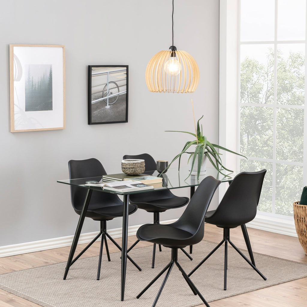 Wilma Dining Table with Glass Top 140x80cm - image 7