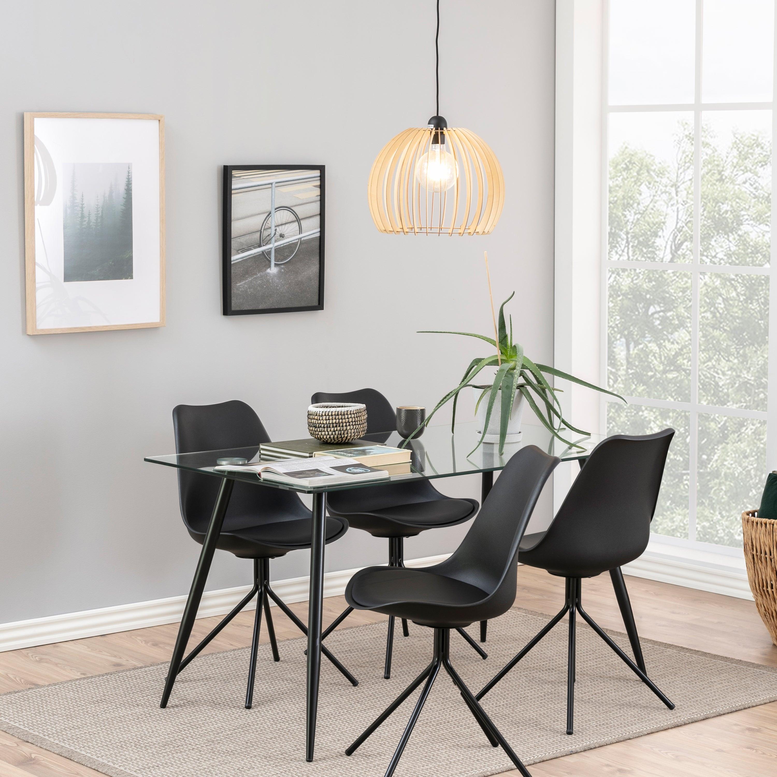 Wilma Dining Table with Glass Top 140x80cm - image 7