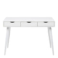 Neptun 3 Drawer Office Desk in White - image 2