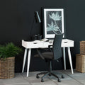 Neptun 3 Drawer Office Desk in White - image 4