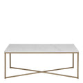 Alisma Coffee Table with White Marble Top - image 2