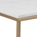 Alisma Coffee Table with White Marble Top - image 4
