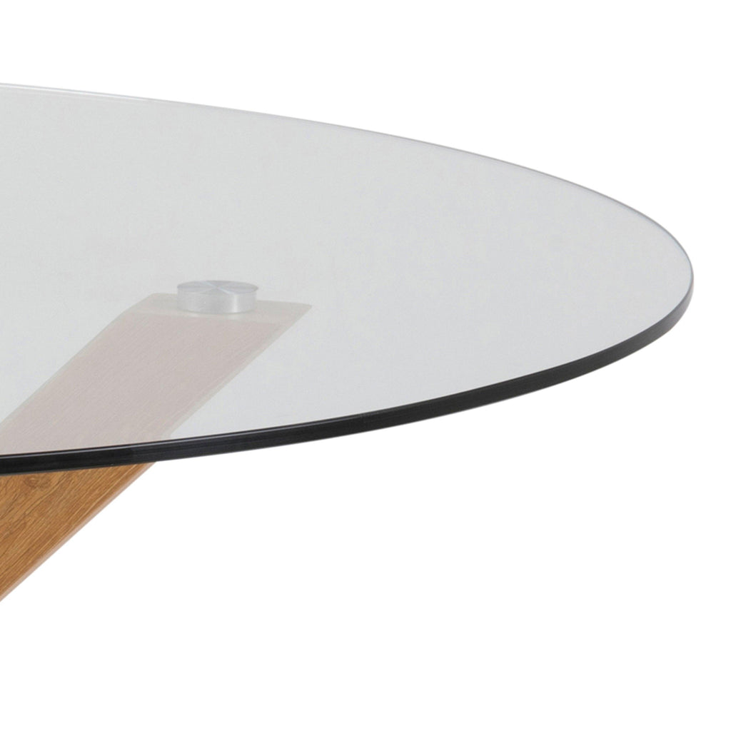 Heaven Round Dining Table with Glass Top 119x75.5cm - image 7