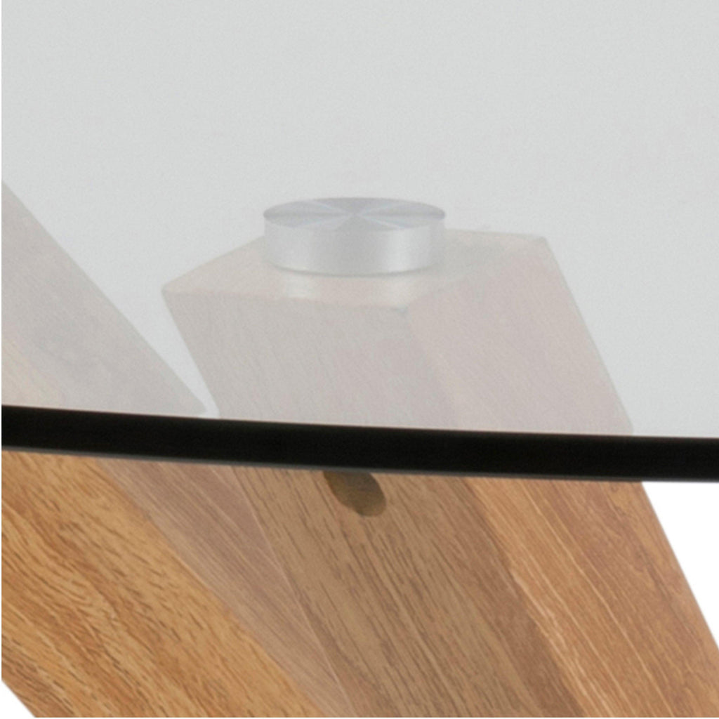 Heaven Round Dining Table with Glass Top 119x75.5cm - image 8
