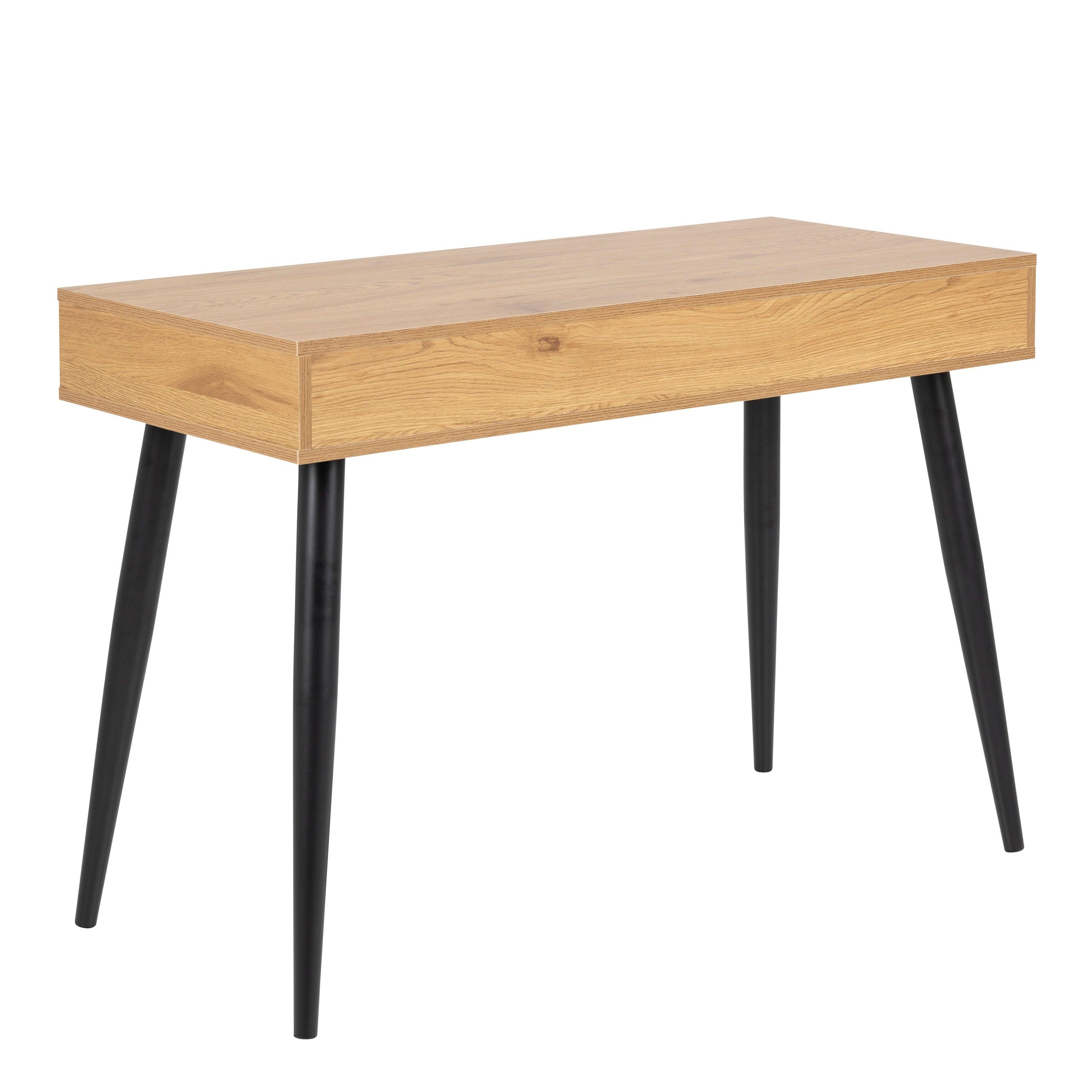 Neptun 3 Drawer Office Desk in Oak - image 4