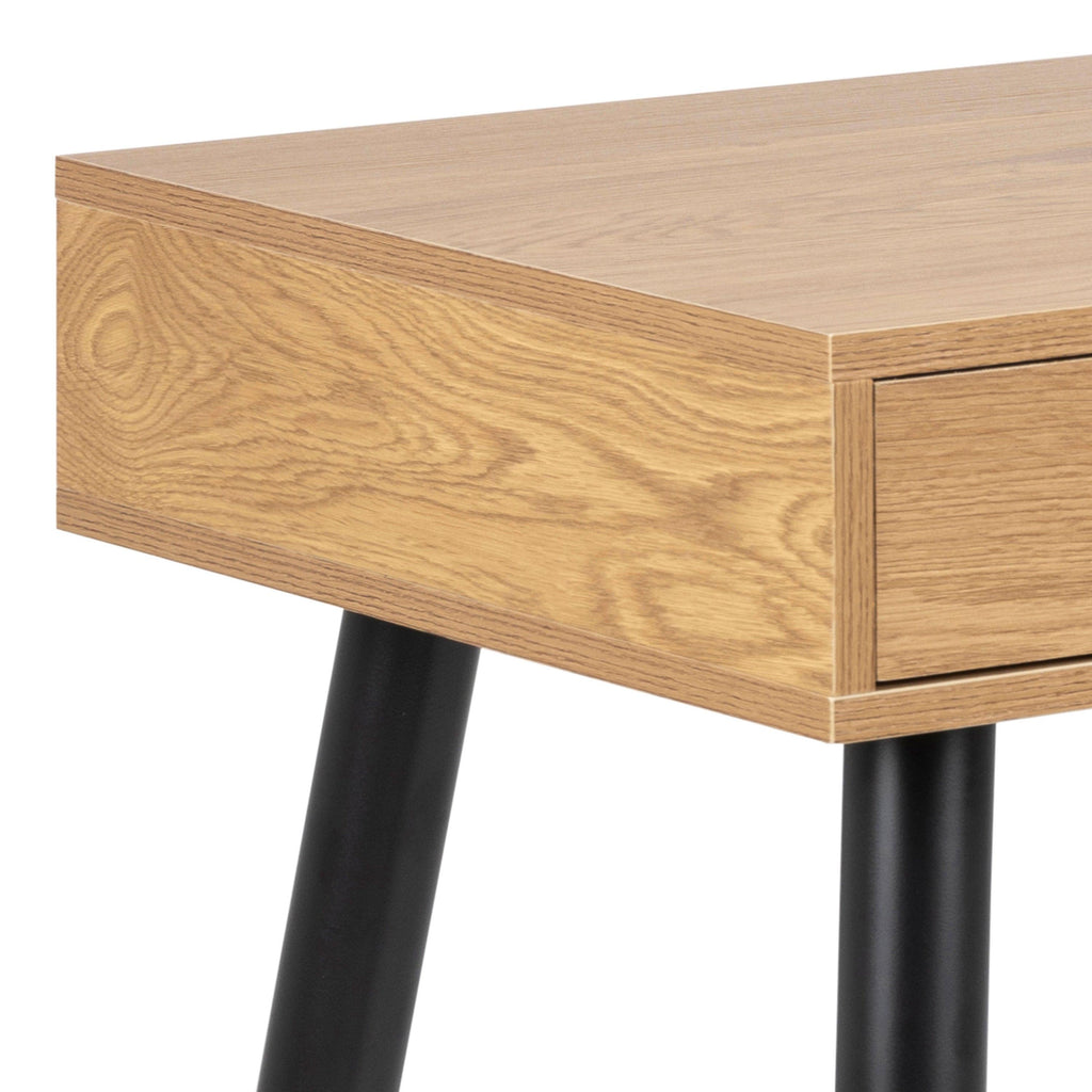 Neptun 3 Drawer Office Desk in Oak - image 9