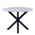Heaven Round Dining Table with White Polished Marble Top - image 2