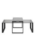 Katrine Coffee Table Set with Smoked Glass Top - image 2