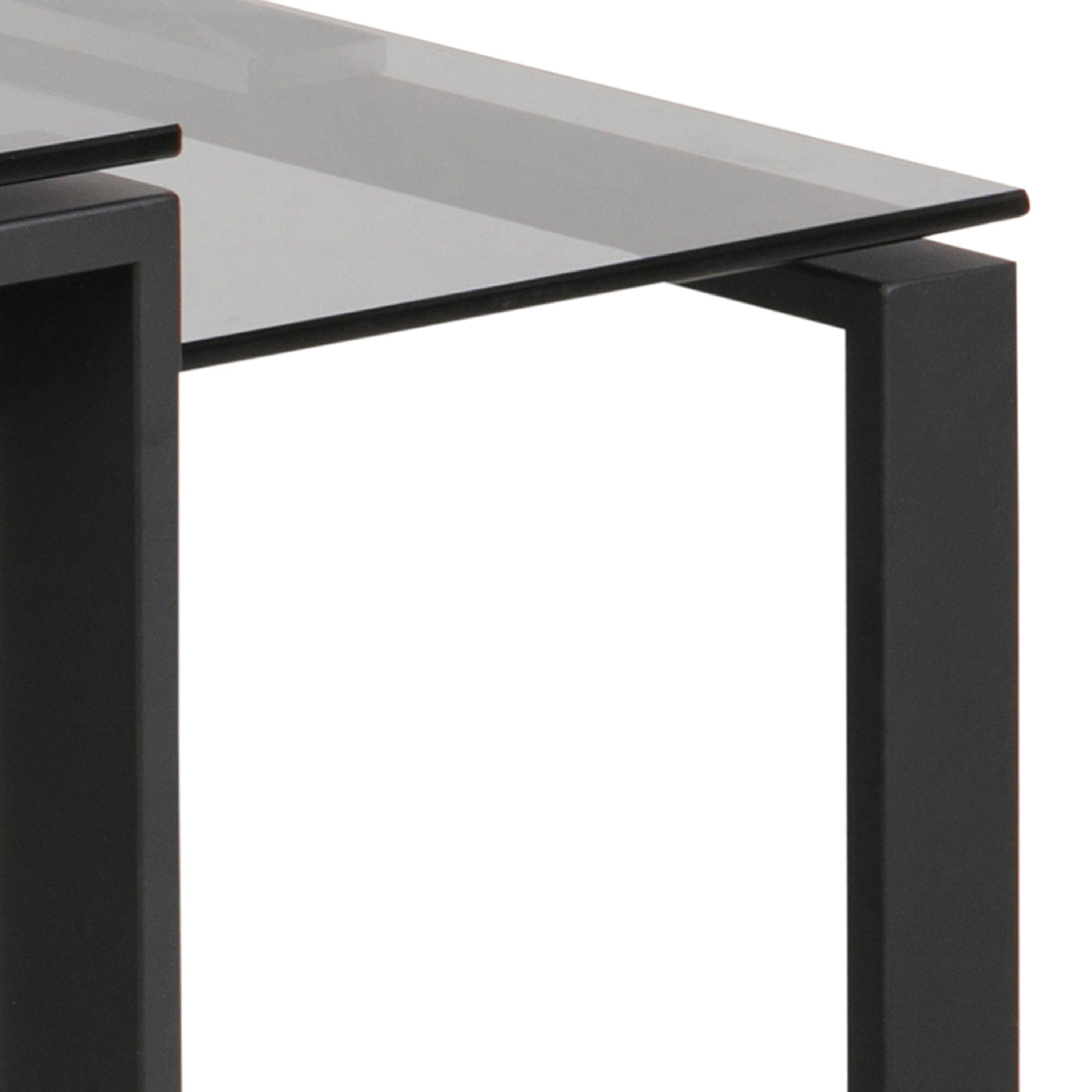 Katrine Coffee Table Set with Smoked Glass Top - image 6