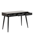 Neptun 3 Drawer Office Desk in Black - image 4