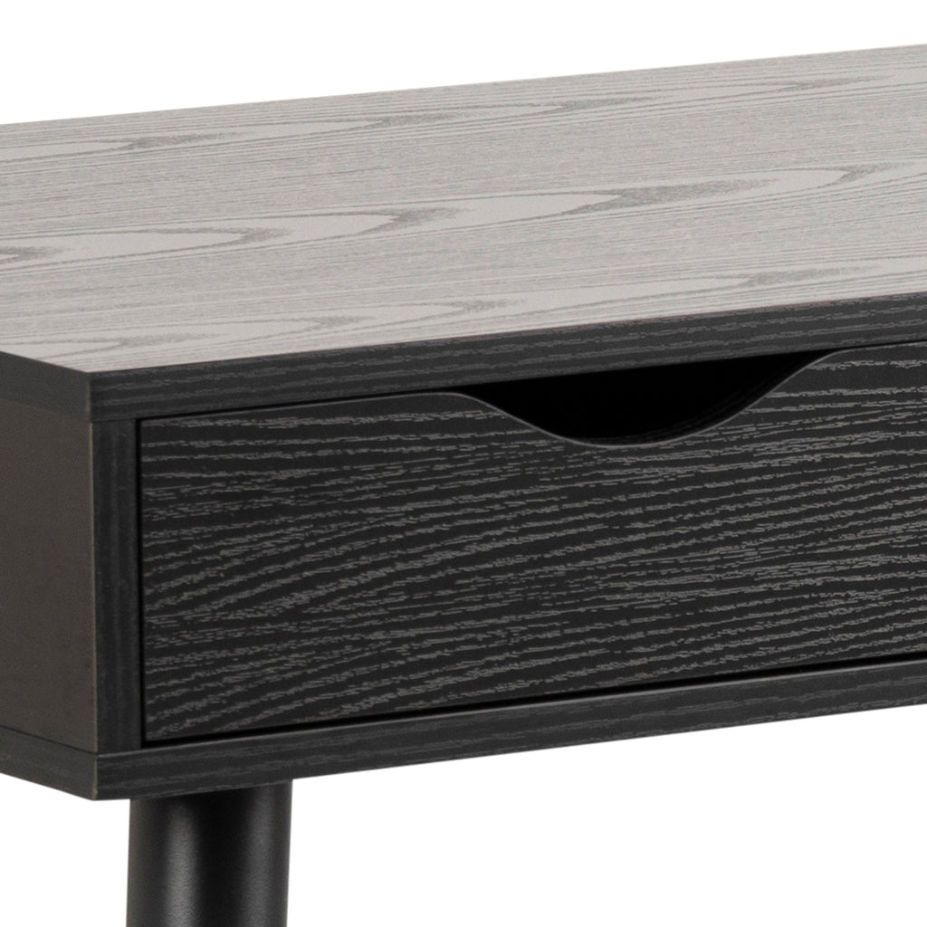 Neptun 3 Drawer Office Desk in Black - image 7