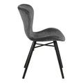 Batilda Dining Chair in Dark Grey Set of 2 - image 3