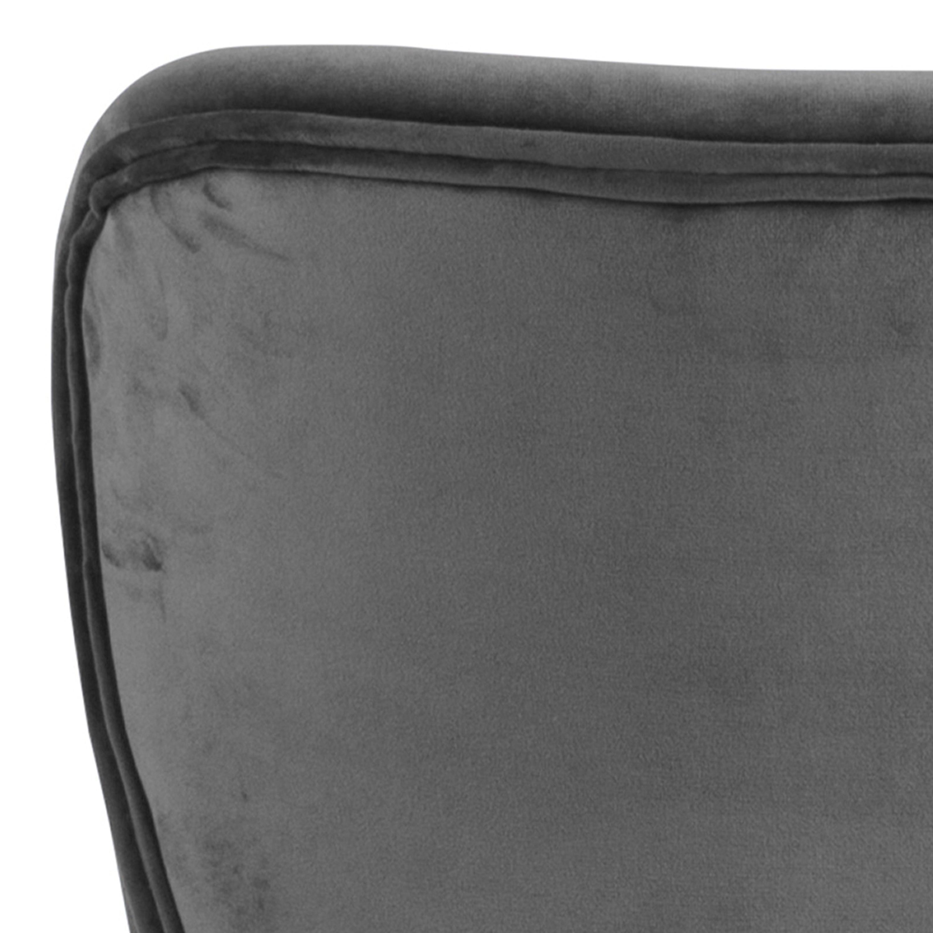 Batilda Dining Chair in Dark Grey Set of 2 - image 5