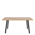 Cenny Dining Table in Oak & Black - image 2