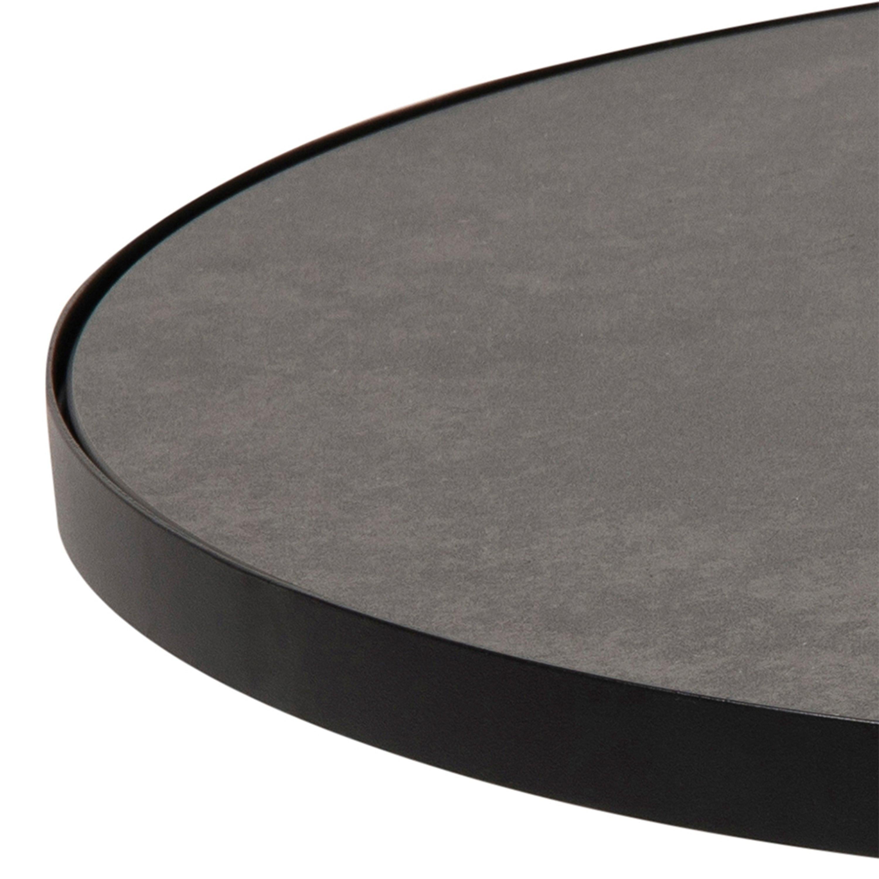 Soli Round Ceramic Coffee Table in Black 45,7x45cm - image 4