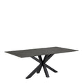 Heaven Dining Table with Ceramic Black Top 200cm