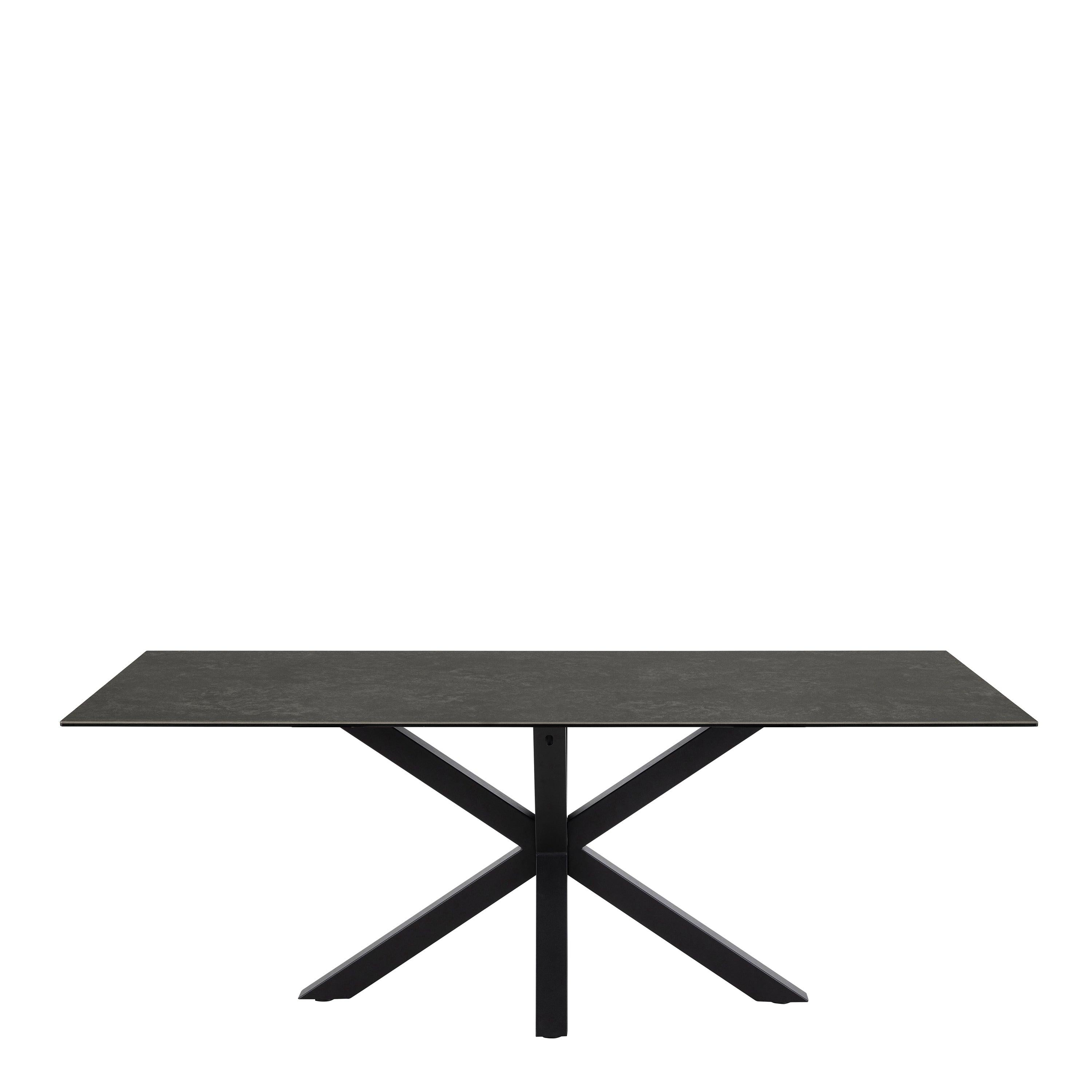 Heaven Dining Table with Ceramic Black Top 200cm - image 2